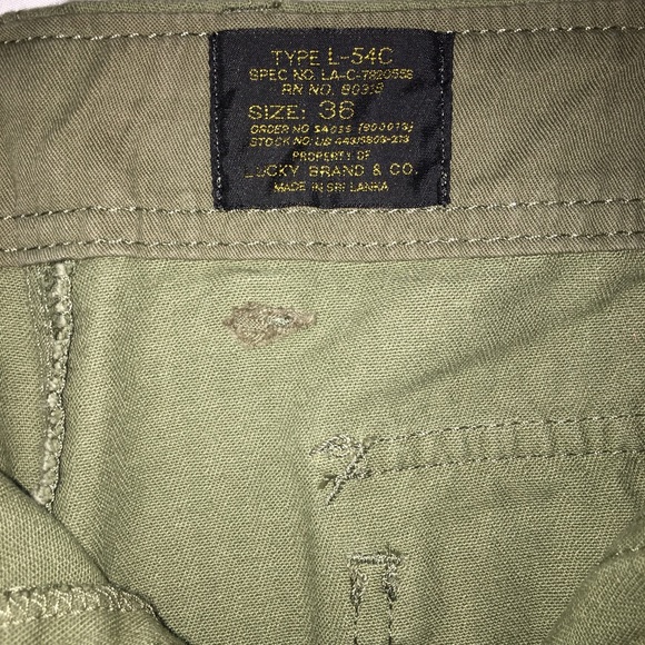 Lucky Grand army green shorts - Picture 3 of 4